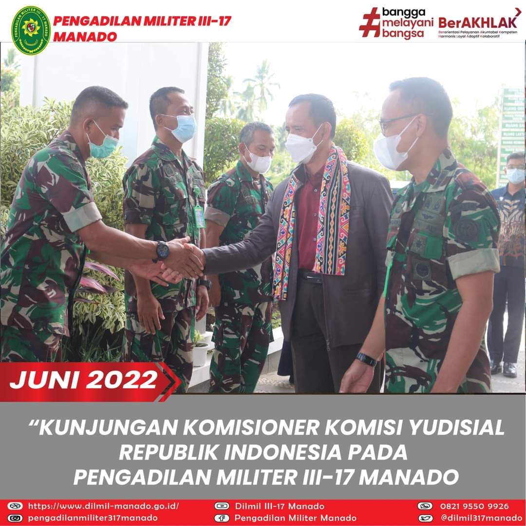 Pengadilan Militer III-17 Manado,Kunjungan Komisi Yudisial RI 